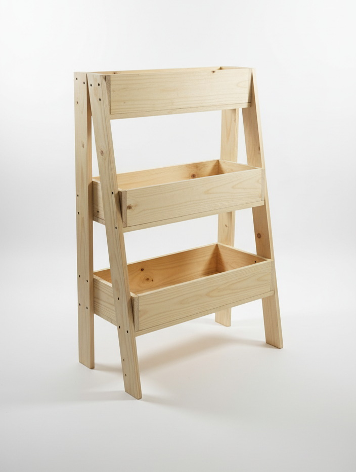 Huerto urbano 3 niveles autosoportado